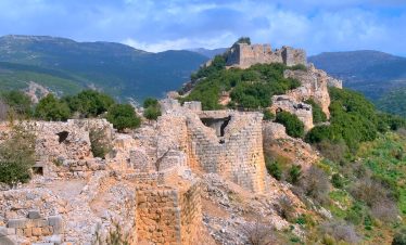 Discover the majestic Nimrod Fortress in the Golan Heights with Lionsgate Travel, perched atop a strategic hill overlooking Israel and Syria.